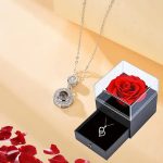 Projection Necklace Set With Rose Gift Box - Image 7