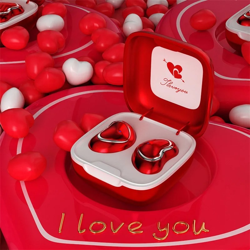 main-image-1 Heart Shaped HiFi TWS Earbuds - Image 1