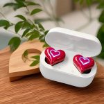 Cute Heart Shaped Bluetooth Earbuds - Image 5